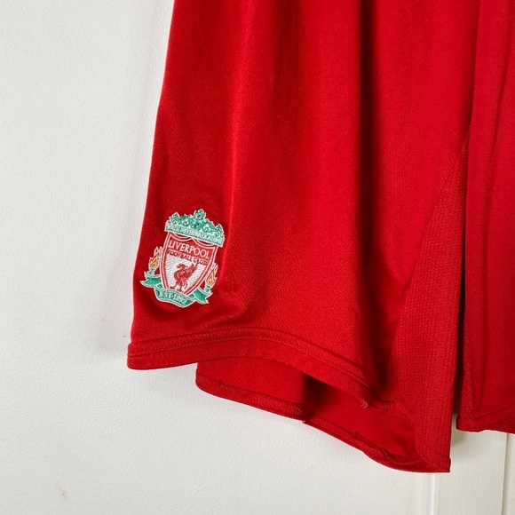 Adidas Liverpool FC Home Football Shorts 2008 Red UK Large 38” - Picture 6 of 7